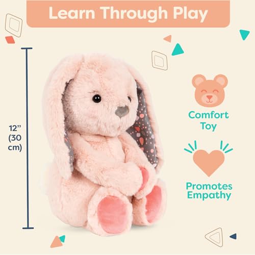 B. toys Softies – Conejito de Peluche – Juguete Suave – Animal para bebés, niños pequeños – Lavable en la Lavadora – 0 Meses + - Happyhues – Butterscotch Bunny - imagen 6