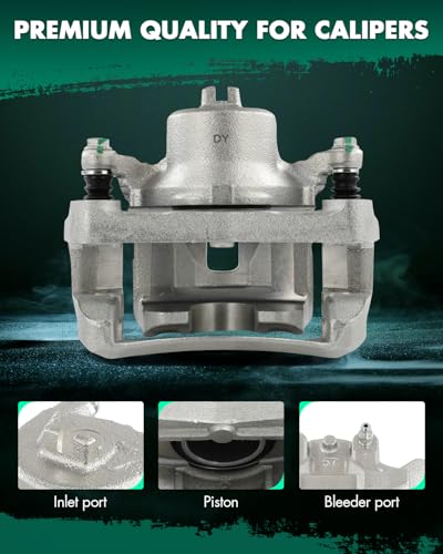 Image of SCITOO Front Left Brake Caliper With Bracket 19B3306 Compatible For Nissan For Sentra 2007-2019