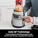 Ninja (Refurbished) (BN401) Nutri Pro with Auto-iQ, 1100-Peak-Watt, Personal Blender, Cloud Silver (Renewed) - Image 2
