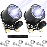 Youmile 2 Stück Infrarot LED Modul für Raspberry Pi Kamera 3W 850nm IR Nachtsicht Infrarot Strahler Lichtempfindliche Lampe 2 Lochabstand 13.66mm Einstellbarer Widerstand mit Schraubendreher