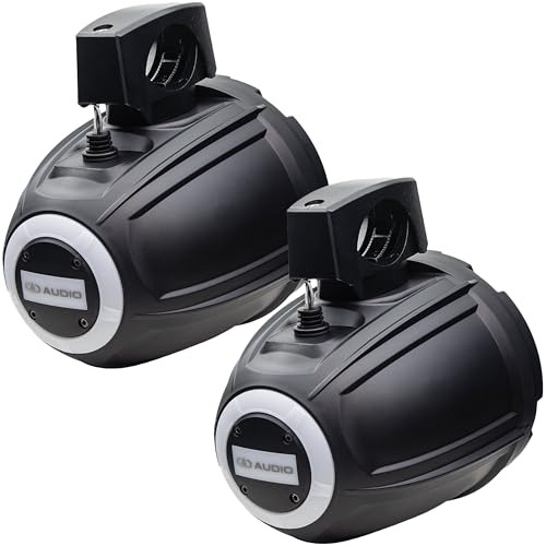Image of DD Audio MC-106B 6.5 inch Marine Boat UTV RGB LED's Tower Speakers