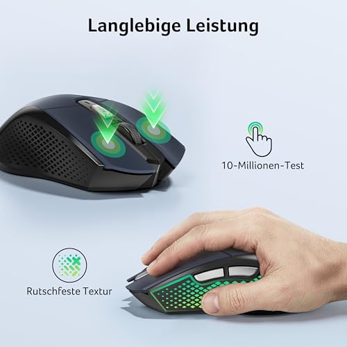 Acer Maus Kabellos 4000 DPI, Wireless Mouse 2,4Ghz – Ansicht 5