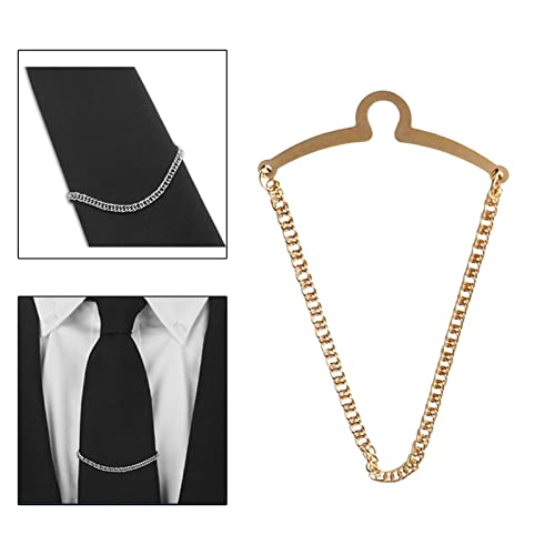 Colaxi Moda Masculina Corrente de Gravata Banhada a Ouro Acessórios de Camisa de Presente Clássico