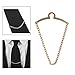 Tachiuwa Men Tie Chain Chain Classic Herringbone Fashion Button Attachment Tie Clip for Business Engagement Shirt Jewelry