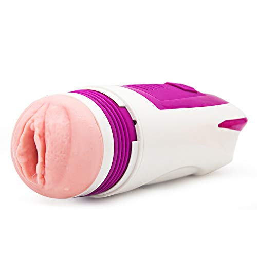 Smart Heating Electric Blow-Job Men Deep Throat Sucking Oral Cup Vibrating Masturbator Cup