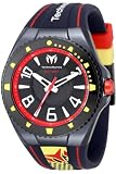 TechnoMarine Racing Legends Herren 44,00 mm Edelstahl schwarz + blau schwarzes Zifferblatt PC21 Quarz