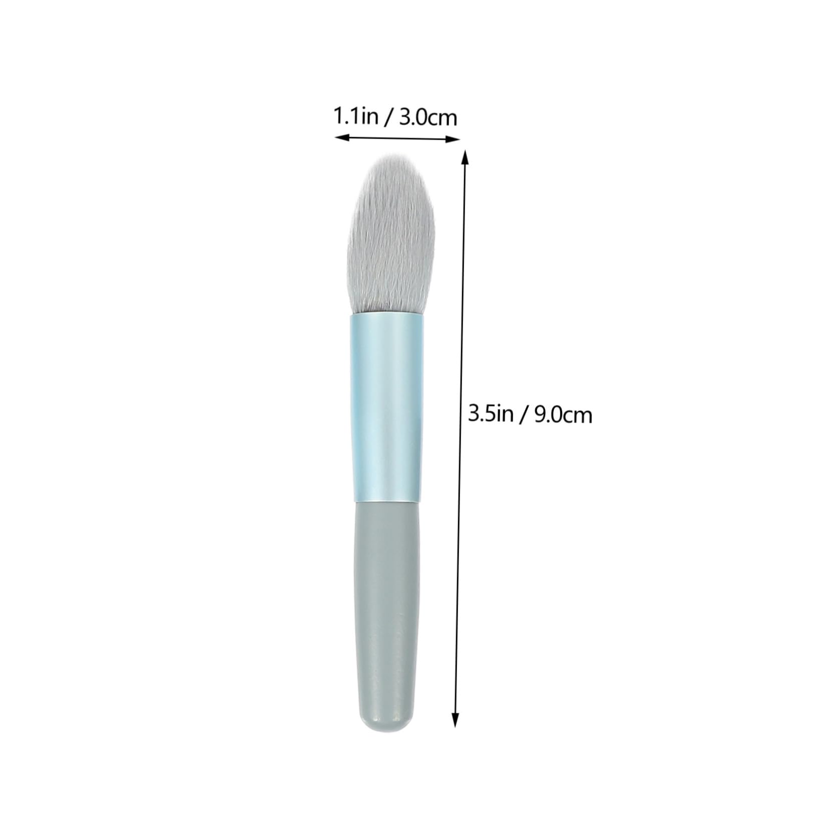 Ipetboom 1Set Makeup Brush with Handle Portable Concealer and Eyeshadow Brushes for Travel and Everyday Use Makeup Lovers