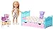 Produktbild Barbie FXG83 - Club Chelsea Puppe Schlafzimmer Spielset, Puppen Spielzeug und Puppenzubehör ab 3 Jahren