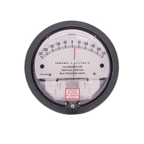 Micro-manomètre pression d'air aiguille ronde 0-60 Pa et -250-250pa de ventilation