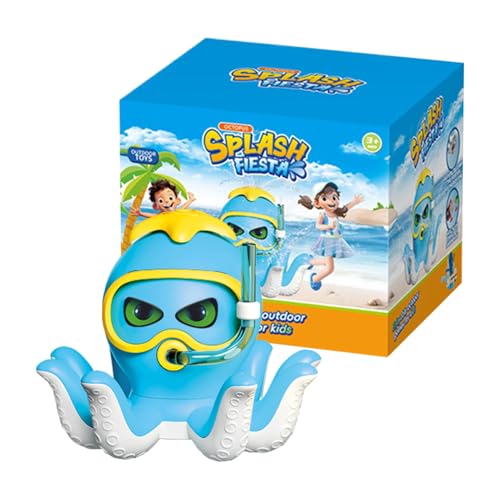Aspersor de Agua para Juegos - Juegos Acuáticos Exteriores De Pulpo - Rocador De Agua para Exterior | para Niños Niñas Jardín Playa Fiestas Piscina