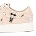 Karl Lagerfeld Paris Women's Cate Pins Tweed Lace Up Platform Sneaker, Black/White Multi, 7