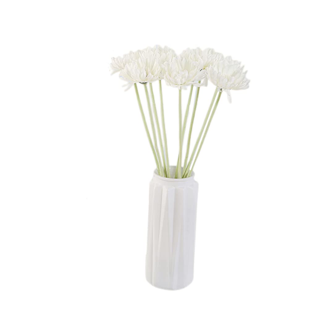 GJGHKLHL artificial flowers， 10 Stems 21.6 "Artificial Flowers Daisy Decorative Silk Fake Gerbera Daisies Chamomile Bouquet for Wedding DIY Home Party /445