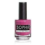 SOPHi Nail Polish, PLUM-P Up the Volume, Non Toxic, Safe, Free of All Harsh Chemicals - 0.5 oz