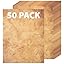 50 PACK DISTRESSED AGED PAPER