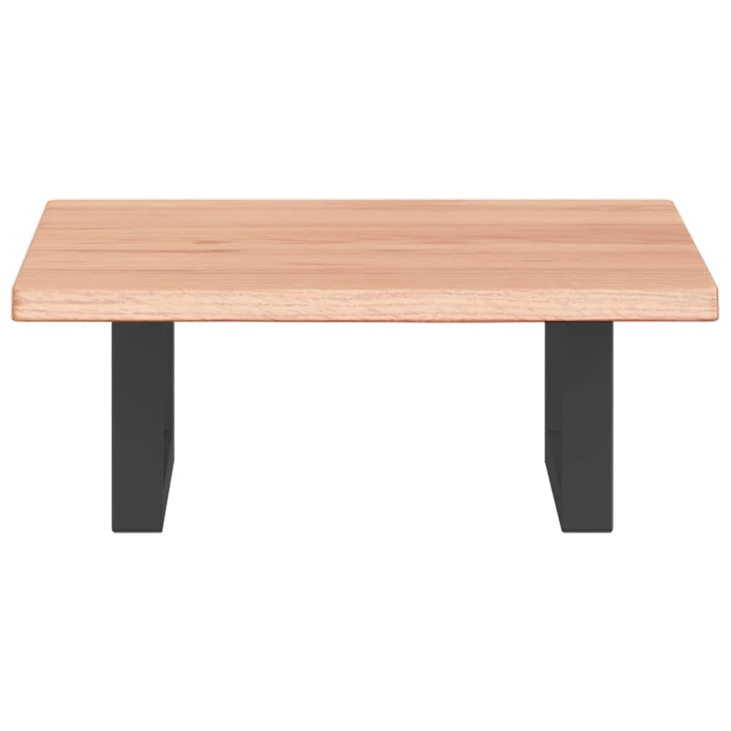 Tapa de la vanidad Roble Madera Maciza, Estantería Baño Acero