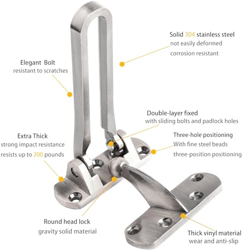 SAISN Door Latch Guard Lock - Image 4