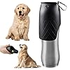 Swetup Trinkflasche Hund für Unterwegs, 600ml Wasserflasche Hund Tragbare Hundeflasche Hundetrinkflasche für Unterwegs Hunde Wasserflasche aus Edelstahl Thermoflasche für Unterwegs, Reise, Wandern