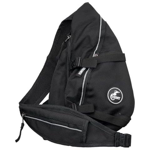 Cramer AT Messenger Pack for Athletic Trainers, Durable Over the Shoulder Sling Bag, Fanny Pack Alternative, Lightweight Training Kit Carries Essential Supplies, Including Tape and Scissors, Empty Cover