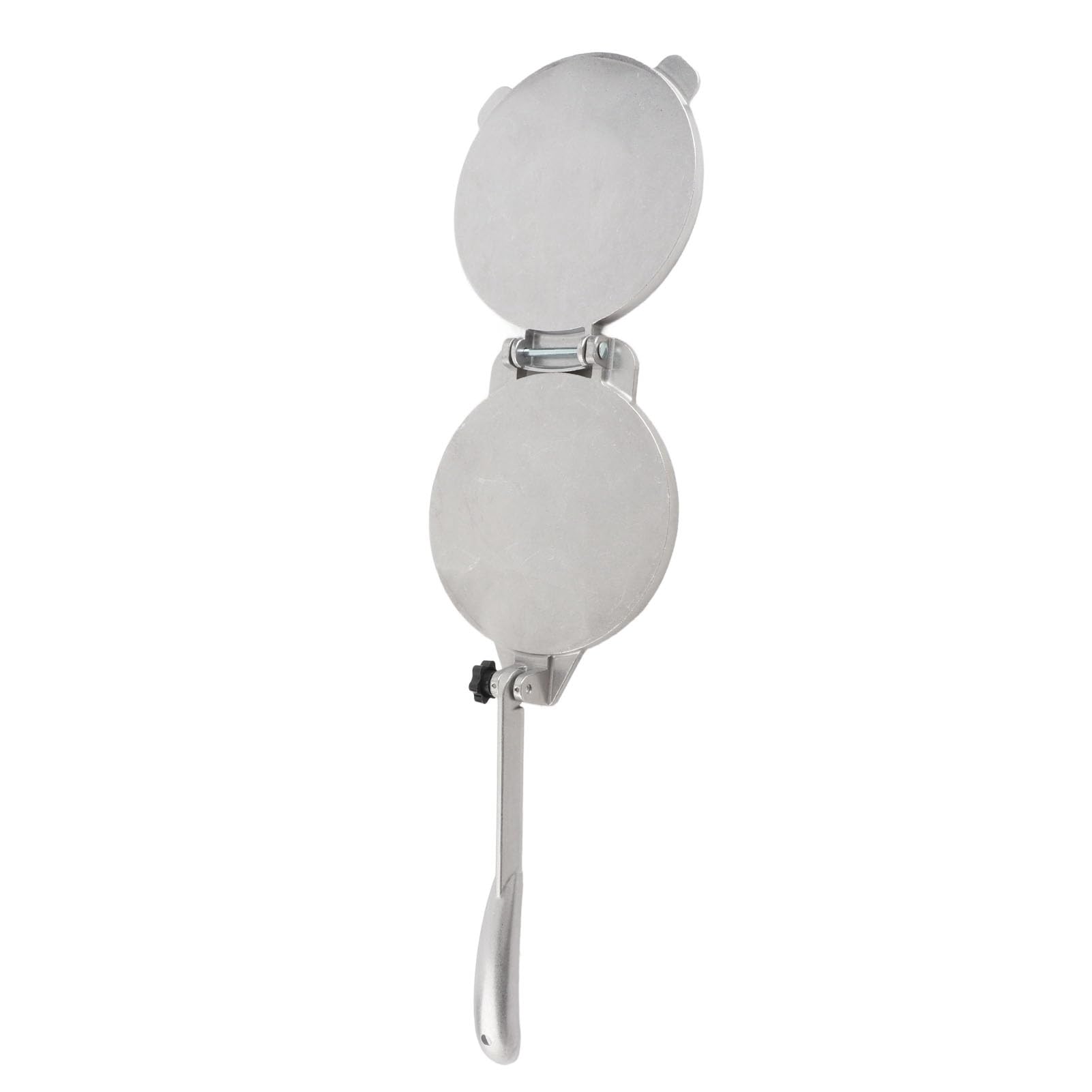 Tortilla Press Aluminum Alloy Manual Tortilla Maker Pressing Tool for Pizza Pie Patty Making Versatile Usage (16cm Silver)