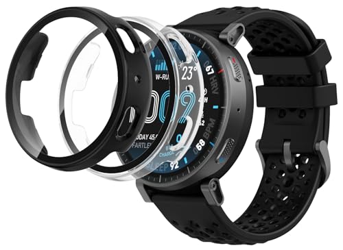 (2����)For Amazfit Active Max 48mm �X�}�[�g�E�H�b�` PC+�����K���X�t�B������̌^�P�[�X [LAZIRO] �����h�~ �Ռ��z�� �h�� �h�o �C�菝�h�~ ���o���Ղ� HD�����ߗ� �S�ʕی� Amazfit Active M