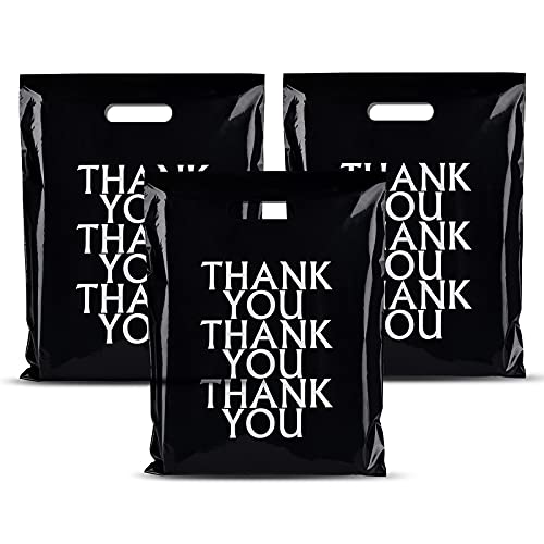 Geschenktüten mit Aufschrift "Thank You"., Black Thank You Bag, Small Cover
