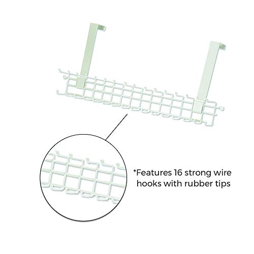 Closetmaid 1217 Over-The-Door Tie And Belt Rack, White #TOP1