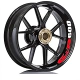 【Características】Estas Calcomanías Tienen Una Variedad De Colores Para Que Usted Elija (rojo, Naranja, Azul, Amarillo, Blanco, Multicolor), Puede Combinar Su Automóvil Con Su Color Favorito, Hacer Que Su Motocicleta Sea Más Elegante Y Única, La Decoración Perfecta Para Su Motocicleta, Efecto De Grado Deportivo。