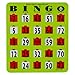 MR CHIPS Bingo Cards Slide Shutter for Senior and Kids - Jumbo Size - Large Sliders with Big Tabs - Jam Proof - Green - 50pk