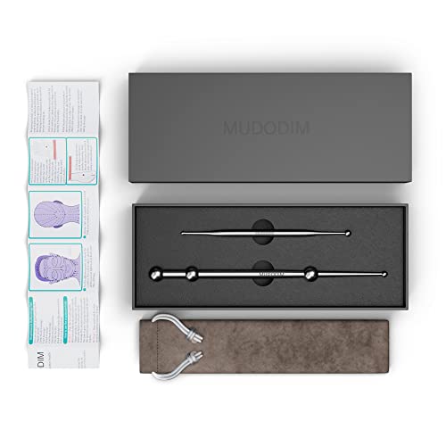 Manual Acupuncture Pen Facial Reflexology Tools Set Of 2 Stainless Steel Facial Tools Face Massage Tools Face Reflexology Wand Pressure Point Massage Tool Acupressure Pen Trigger Point Massager Tool #TOP1