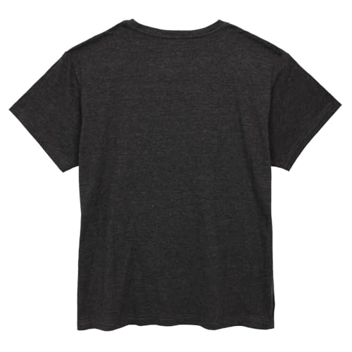 wicked Camiseta feminina grande com logotipo dourado, Preto, GG