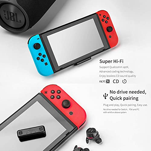 Gulikit NS07-BLACK Route Air Bluetooth Adapter For Nintendo Switch/Switch Lite Ps4 Pc thumb #4