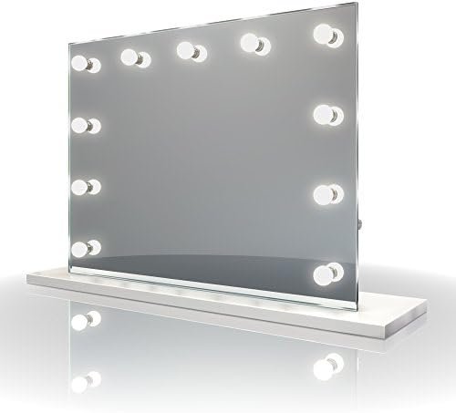 Diamond X Hollywood Makeup Vanity Mirror with Warm White Dimmable LED k95sWW