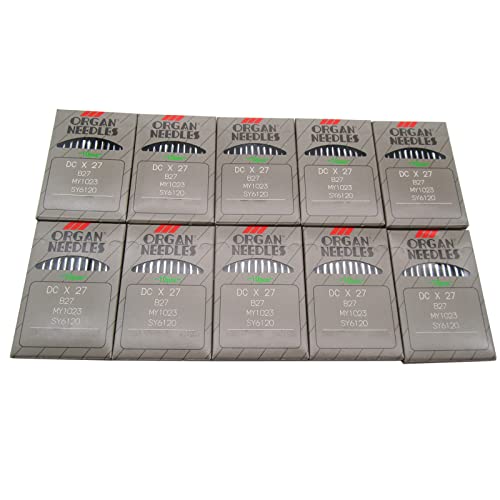 Organ Needle - 100 Organ B27 Dcx27 Overlock Serger Sewing Machine Needles (100Pcs Organ-Dcx27 16/100) #TOP15
