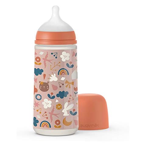 Suavinex Feeding Bottle with Symmetrical Teat Cover