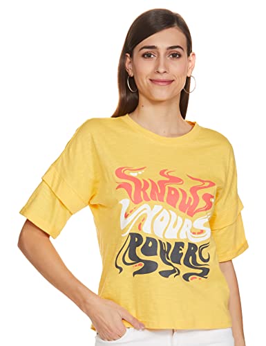 Image of SUGR Women's Solid Regular Fit Polo Shirt