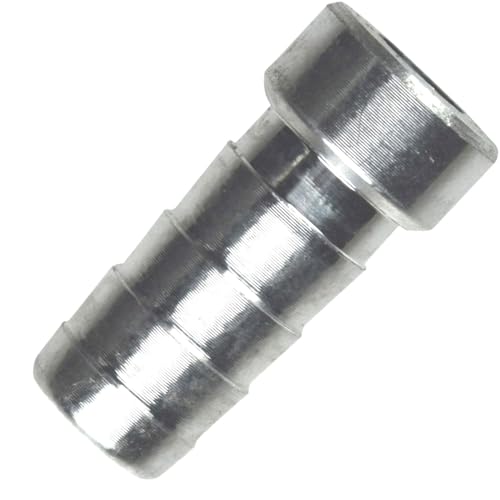ICT Billet 3/8" Aluminum Weld Barb - Weldable Fitting Nipple .375" Hose AN617-06