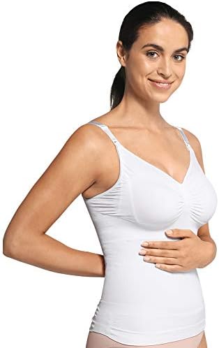 Carriwell Vrouwen Biologische Still BH, Naadloze Moederschap BH Gemaakt Van Zacht Biologisch Katoen, Ademend [Zwart] [Medium], Zwart