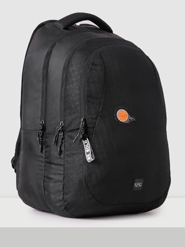 Image of Wiki Stylish Unisex Backpack 5 Durable & Lightweight backpack for Men & Women | Backpack for Office, Gym, Travel (46.5 Litre, Black)
