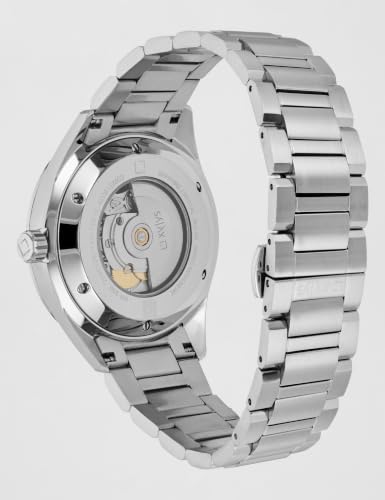 Image of Xylys Analog Burgundy Dial Stainless Steel Strap Watch for Men