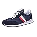 Produktbild Tommy Hilfiger Herren Low Mix Runner Joggingschuhe Sneaker Blau 44 EU