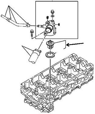 Thermostat For Isuzu NPR Ecomax Reach 2010-16 Diesel 4JJ1 (Genuine)