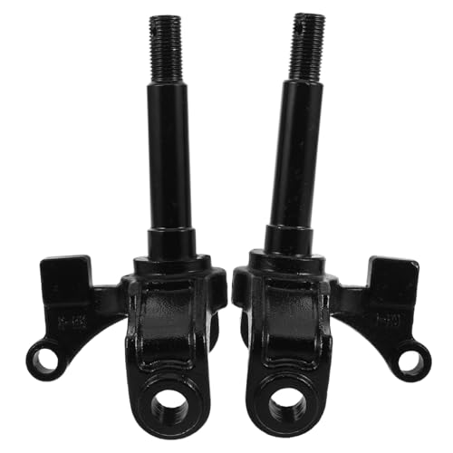 Muñón de dirección delantero Anneome de metal negro para ATV y Quad Bike (2 piezas)
