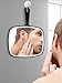 BEFUI Extra Large Handheld Mirror，Hand Salon Mirror with Handle for Barbers, Hairdressing (Black，12.4