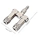 QIXIAMO Two-Way Connector Swivel-360Degrees Connectors Air-Hose-Connector 2 Way Air Hose-Splitter 1/4-In-NPT Air Compressor Accessories-Fittings