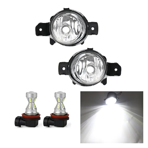 Feu antibrouillard avant Nissan Navara D23 NP300 Frontier 2015-2019 optique LED