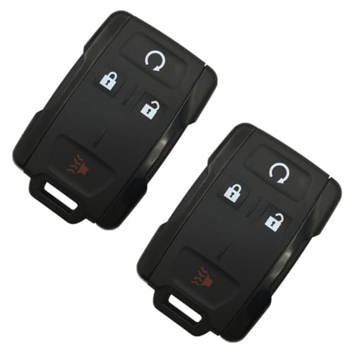 Coque de clé cassée ? Boîtier de rechange 4 boutons pour Chevy Silverado et GMC 2014-2021