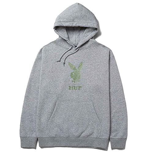 [�n�t] ���C���X�g�[������ ���N�� �X�E�G�b�g�p�[�J�[ PLAYBOY RHINESTONE P/O HOODIE 20086 [���s�A��] (XL, �O���[)
