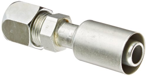 Image of EATON Weatherhead Coll-O-Crimp 75712E-760 Flareless Tube Rigid Fitting, Carbon Steel, 5 /8 inch Hose ID, 5 /8 inch Tube Size