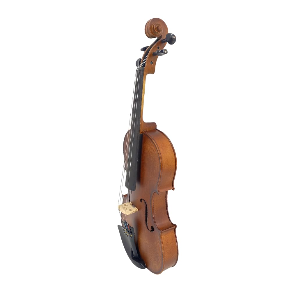 Yinfente Alto acoustique à 4 cordes de 39,4 cm pour étudiants, débutants, instrument d'alto complet professionnel fabriqué à la main avec étui, archet du Brésil, chiffon de nettoyage, chevalet, cordes