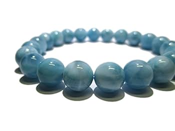 Amazon.co.jp: ラリマー ブレスレット 約8.5mm 天然石